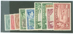 Jamaica #116-124 Unused Multiple