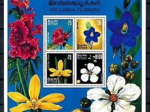 [79980] Sri Lanka 1976 Flora Flowers Blumen Orchids Souvenir Sheet MNH