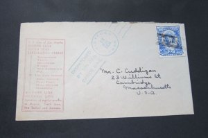 Tonga 1934 Tin Can Mail Cover to USA