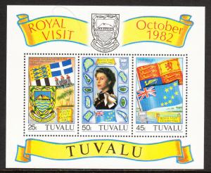 Tuvalu 1982 Royal Visit SS 182a MNH