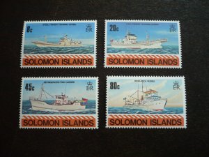 Stamps - Solomon Islands - Scott# 421-424 - Mint Never Hinged Set of 4 Stamps