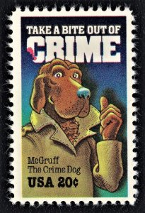 US 2102 MNH VF 20 Cent McGruff The Crime Dog