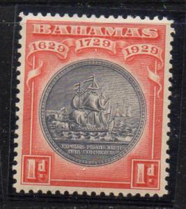 Bahamas Sc 85 1930 1d Anniversary of British Rule stamp mint