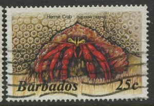 STAMP STATION PERTH Barbados #646 Marine Life 1985 Used