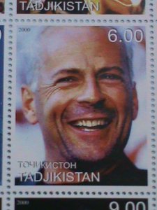 TAJIKISTAN  STAMP:2000 GEORGE CLOONEY MNH STAMP SHEET.  MING NOT HING WIITH ORI