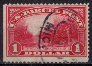 USA - Parcel Post - Scott Q12 w/ Registry Cancel