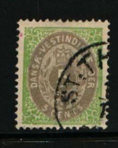 Danish West Indies1876 Scott 8a u fvf scv $37.50 BIN $7.50