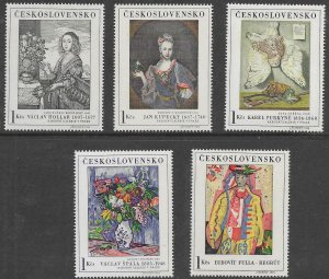 Czechoslovakia 1435-39  1966  set 5  VF NH
