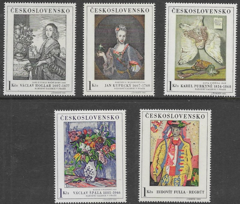 Czechoslovakia 1435-39  1966  set 5  VF NH