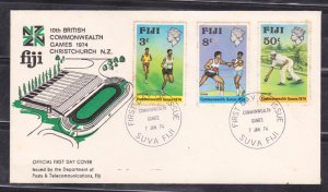 FIJI - 1974 10th BRITISH COMMONWEALTH GAMES FDC