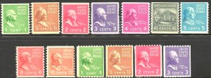 #839-851 U.S MINT PRESIDENTIAL SERIES VERT+HORIZ COILS-FINE-VF