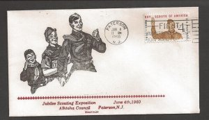 1960 US Boy Scout Paterson NJ Alhtaha Council BSA Expo Rosscraft # 60-53