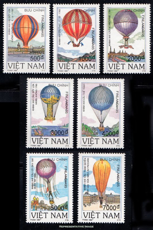 Vietnam Scott 2620-2626 Mint never hinged.