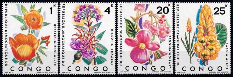 [67243] Congo Kinshasa 1971 Flora Flowers Blumen  MNH