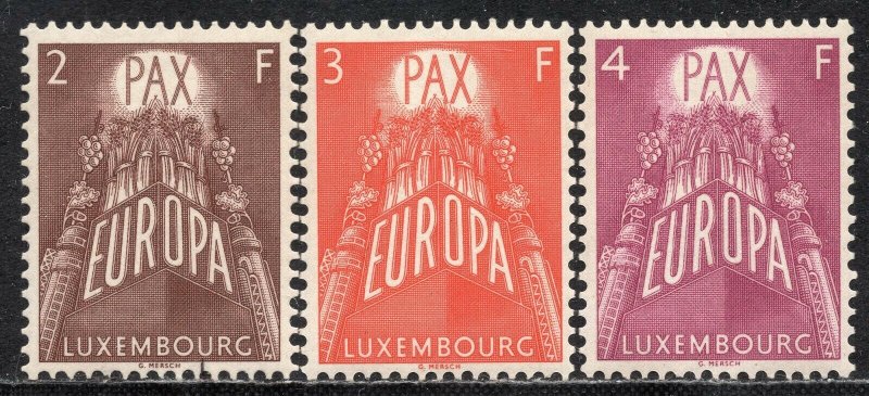 EUROPA CEPT 1957 - Luxembourg - MNH Set