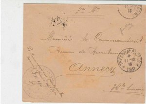 France WW1 French Military 1916 Tresor Et Postes No 190 Cover Ref 30973 