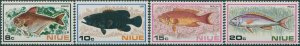 Niue 1973 SG175-178 Fish set MNH