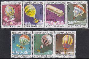 N.Vietnam MNH Sc # 1261-67 Mi 1298-04 Value $ 8.00  US