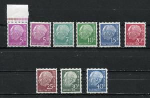 Germany Superb Heuss set MNH  4825