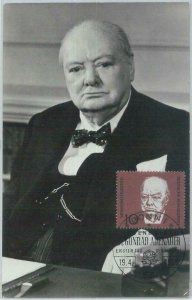 81305 - GERMANY - Postal History - MAXIMUM CARD -  Winston Churchill  1968