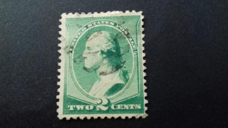 United States George Washington 2 cents Used