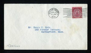 4 Different First Day Covers with no cachets dated 1930 to 1933