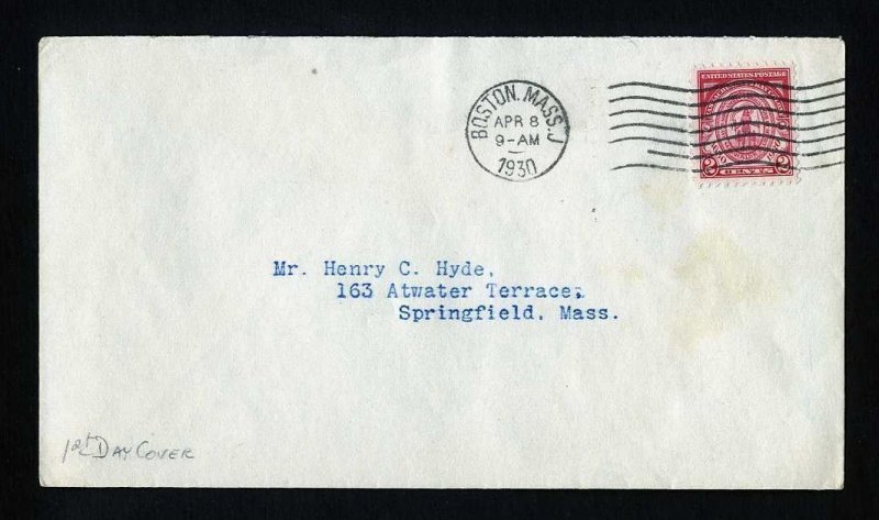 4 Different First Day Covers with no cachets dated 1930 to 1933