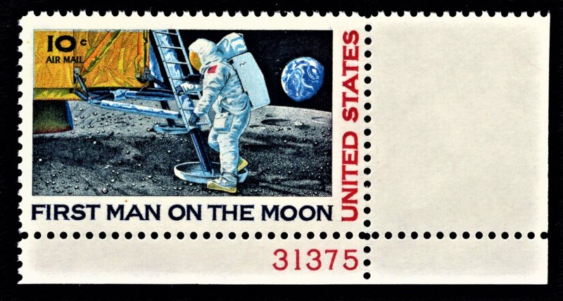 US C76 MNH VF 10 Cent First Man On The Moon!