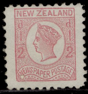 NEW ZEALAND QV SG146, ½d pale dull rose, UNUSED. Cat £200. PERF 10