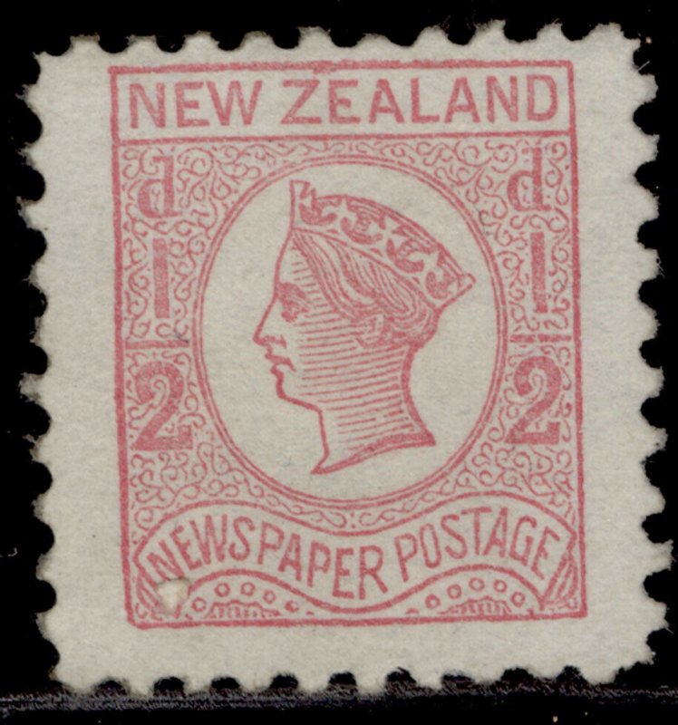 NEW ZEALAND QV SG146, ½d pale dull rose, UNUSED. Cat £200. PERF 10