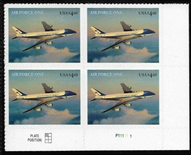air force one 4.60 stamp