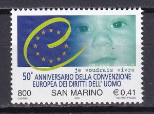 2000 - SAN MARINO - Human Rights - Sc #1484- MNH**