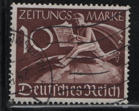 GERMANY, P2, USED, 1939, NEWSBOY & GLOBE