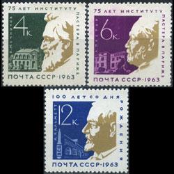 RUSSIA 1963 - Scott# 2803-5 Scientists Set of 3 LH