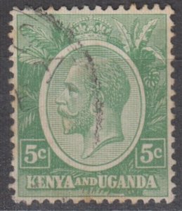Kenya and Uganda Scott #20 1927 Used