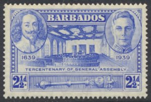 Barbados SG 260 SC#  205  MLH General Assembly see details & scans    