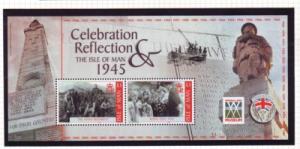 Isle of Man  Sc 1091 2005 World War II stamp sheet mint NH