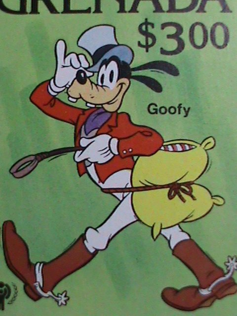 ​GRENADA STAMP- DISNEY CARTOON - GOOFY THE JOCKEY-MNH S/S SHEET VERY FINE