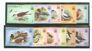 Kiribati #384-393  Single