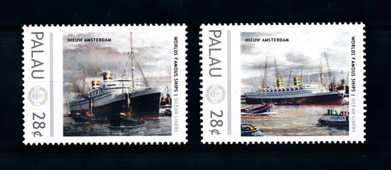 [90490] Palau  Ships Nieuw Amsterdam Ocean Liners Holland Amerika  MNH