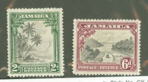 Jamaica #106/108 Unused Multiple