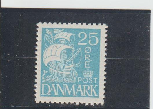 Denmark  Scott#  194  MNH  (1927 Caravel)