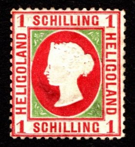 1873, Heligoland 1Sch, MH, Sc 11