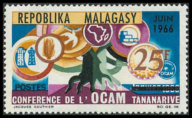 Malagasy Republic 387 Mint VF H