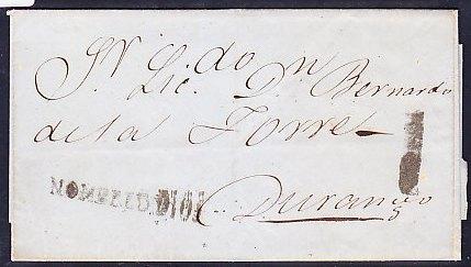 A)1853 PRESTAMP NOMBRE DE DIOS BLACK SEAL TO DURANGO WITH LE