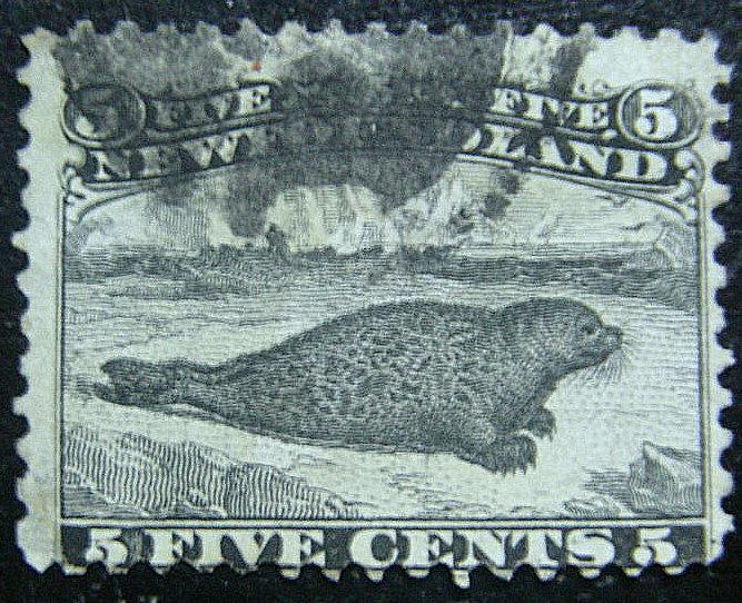 NEWFOUNDLAND 25 Used F+VF SCV$475.00 Rich Color