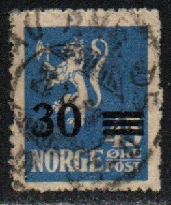 Norway Sc #129 Used