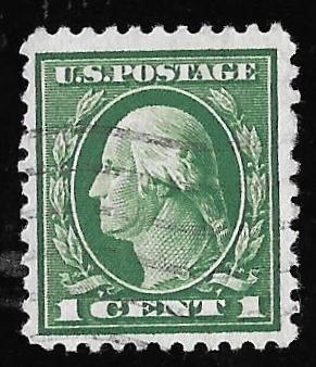 498 1 cent Washington Stamp used EGRADED F 51