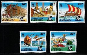 GUERNSEY SG583/7 1992 OPERATION ASTERIX MNH