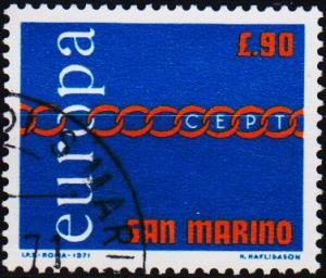 San Marino.1971 90L S.G.914 Fine Used